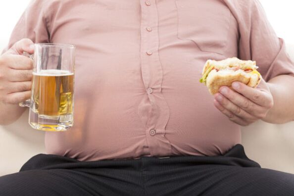 zabor janaria alkohola eta obesitatea hanketan psoriasia arrazoi gisa